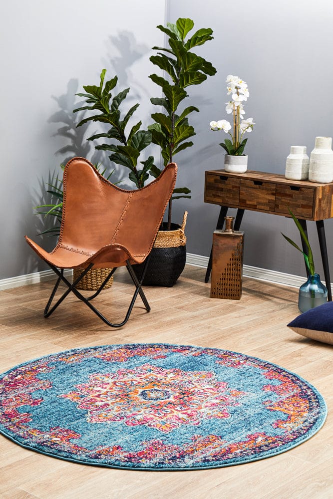 Rug Culture Rugs Radiance 433 Marine Round Rug