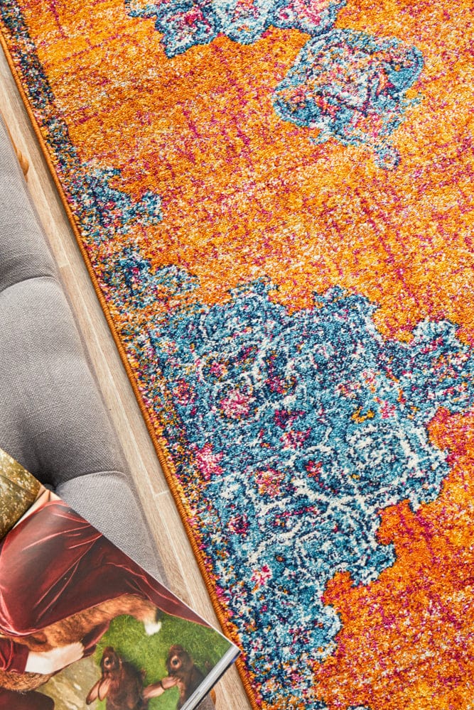 Rug Culture Rugs Radiance 433 Rust Runner Rug