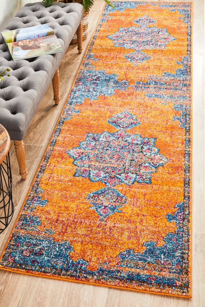 Rug Culture Rugs Radiance 433 Rust Runner Rug