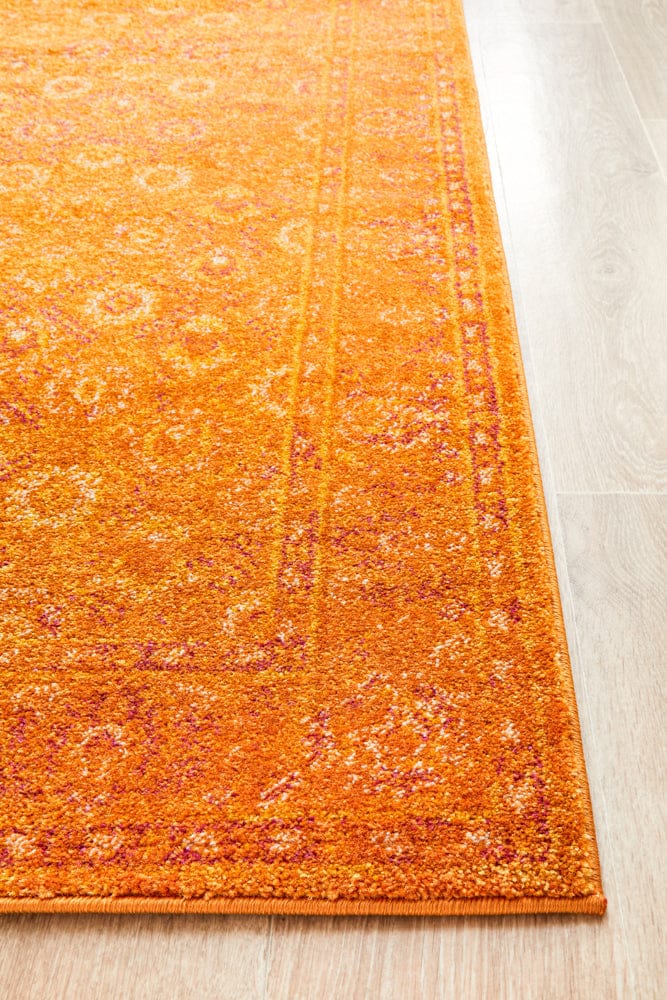 Rug Culture Rugs Radiance 444 Burnt Orange Runner Rug