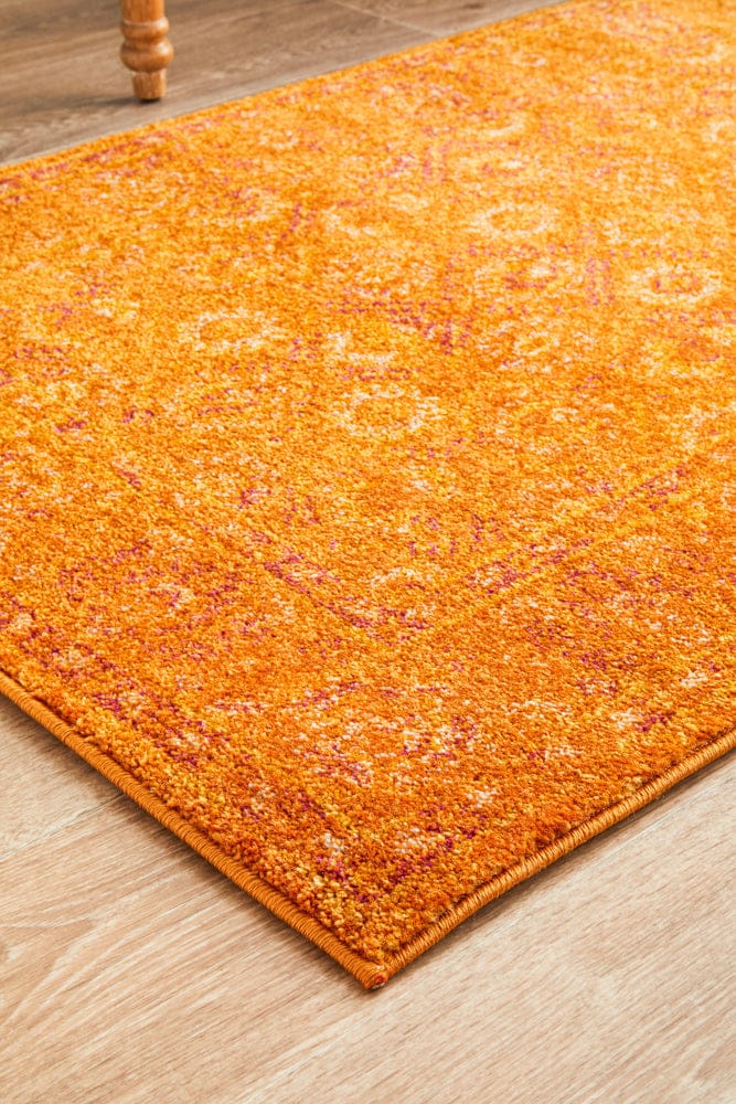 Rug Culture Rugs Radiance 444 Burnt Orange Runner Rug