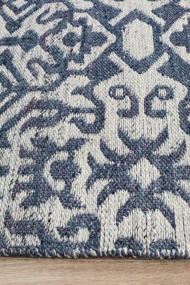 Rug Culture Rugs Relic Kian Silver Navy Rug