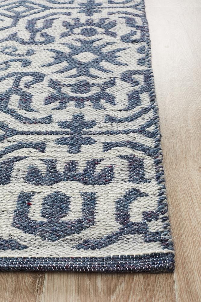 Rug Culture Rugs Relic Kian Silver Navy Rug