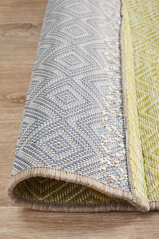 Rug Culture Rugs Rug Culture Terrace 5500 Green Runner Rug