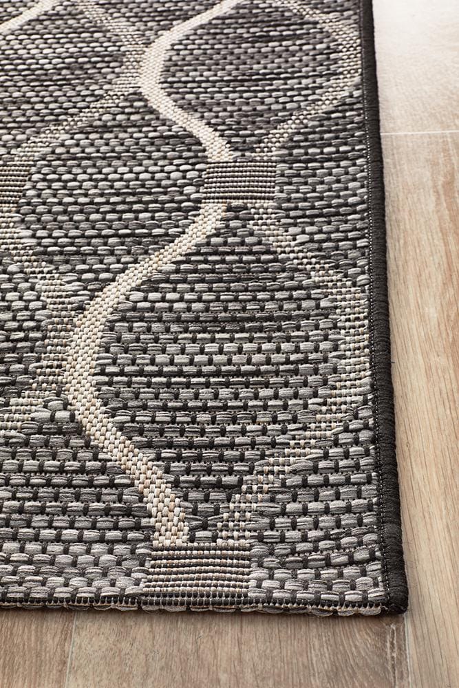 Rug Culture Rugs Rug Culture Terrace 5501 Black Runner Rug