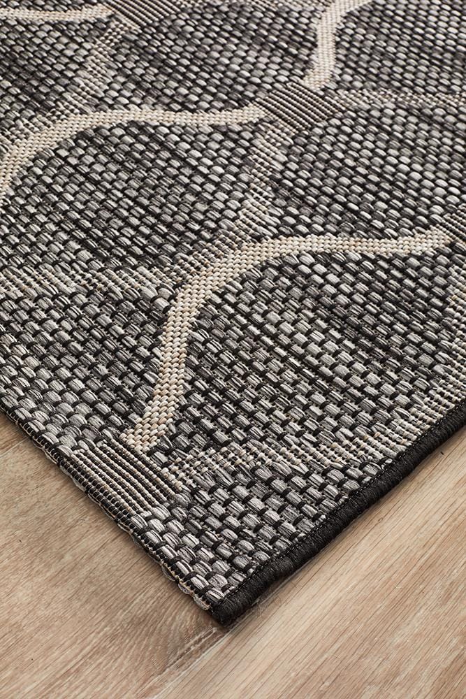Rug Culture Rugs Rug Culture Terrace 5501 Black Runner Rug
