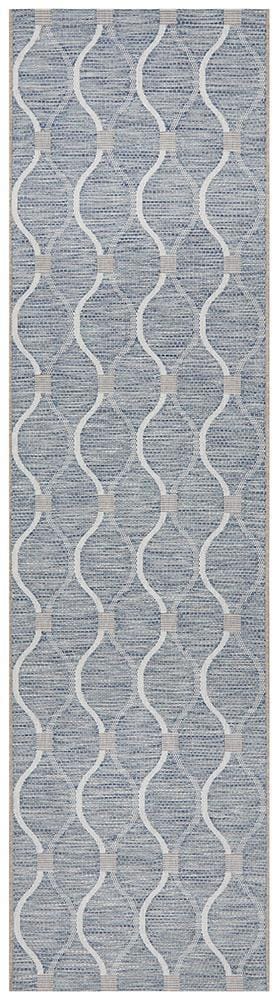 Rug Culture Rugs Rug Culture Terrace 5501 Blue Runner Rug