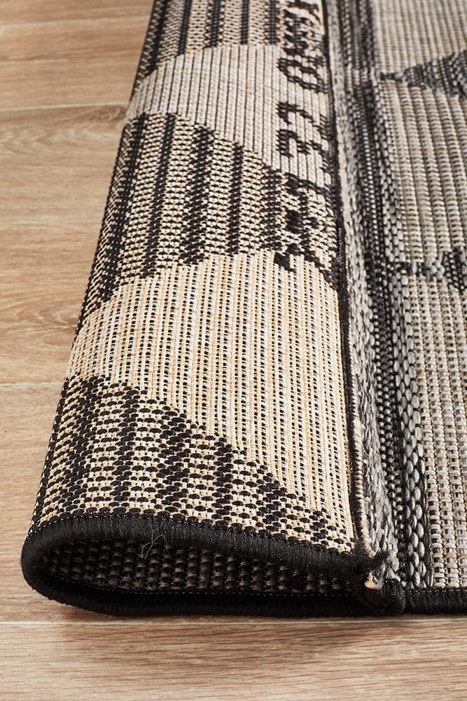 Rug Culture Rugs Rug Culture Terrace 5503 Black Runner Rug