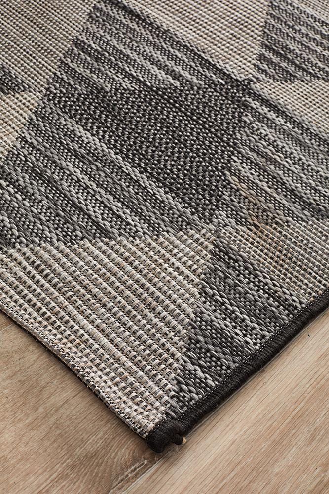 Rug Culture Rugs Rug Culture Terrace 5503 Black Runner Rug