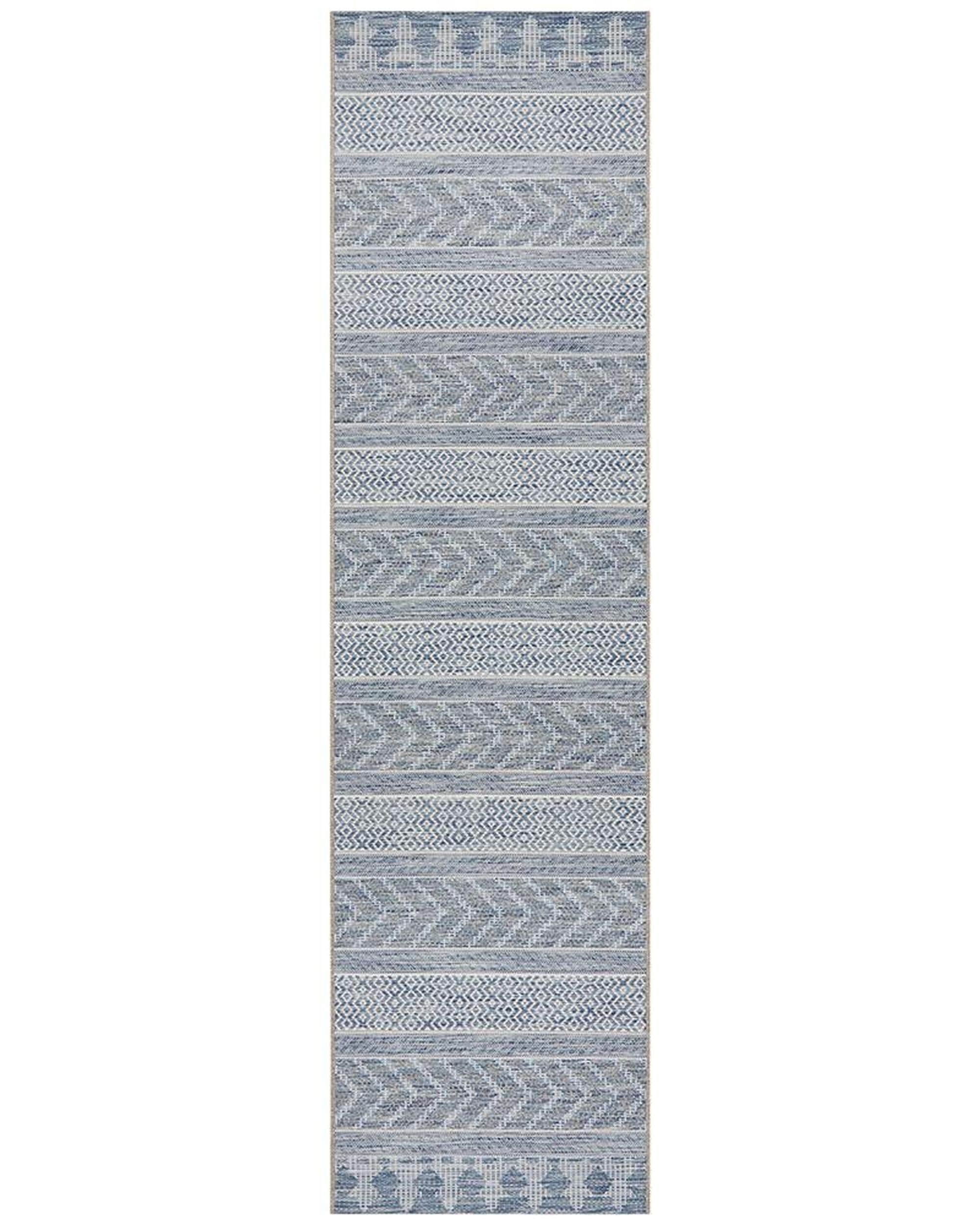 Rug Culture Rugs Rug Culture Terrace 5505 Blue Runner Rug