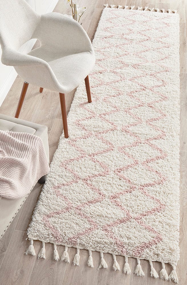 Rug Culture Rugs Saffron 11 Pink Runner Rug