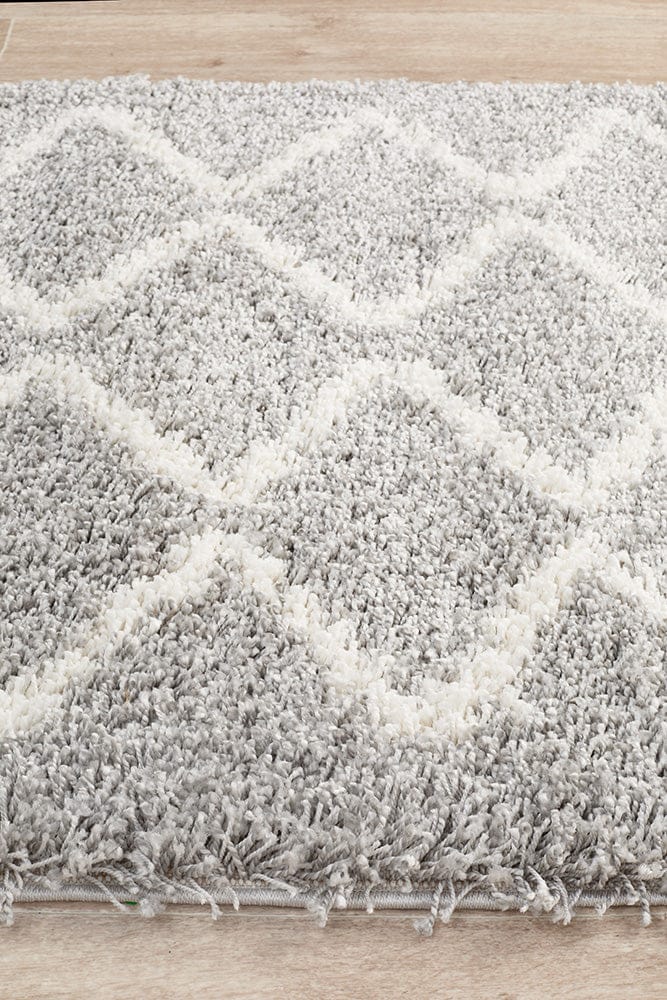 Rug Culture Rugs Saffron 11 Silver Runner Rug