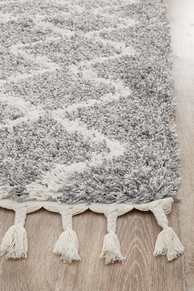 Rug Culture Rugs Saffron 11 Silver Runner Rug