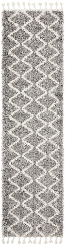 Rug Culture Rugs Saffron 11 Silver Runner Rug