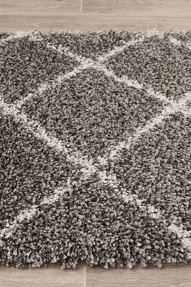 Rug Culture Rugs Saffron 22 Grey Runner Rug