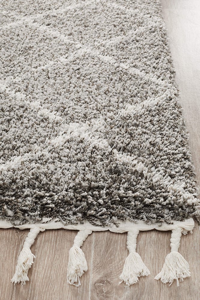 Rug Culture Rugs Saffron 22 Grey Runner Rug
