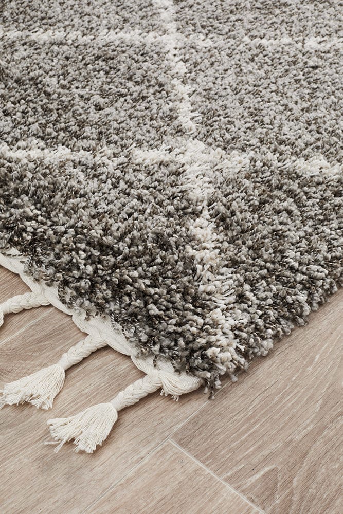 Rug Culture Rugs Saffron 22 Grey Runner Rug