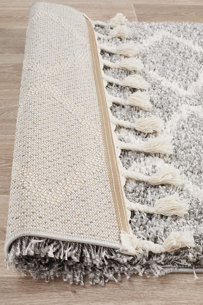 Rug Culture Rugs Saffron 22 Silver Runner Rug