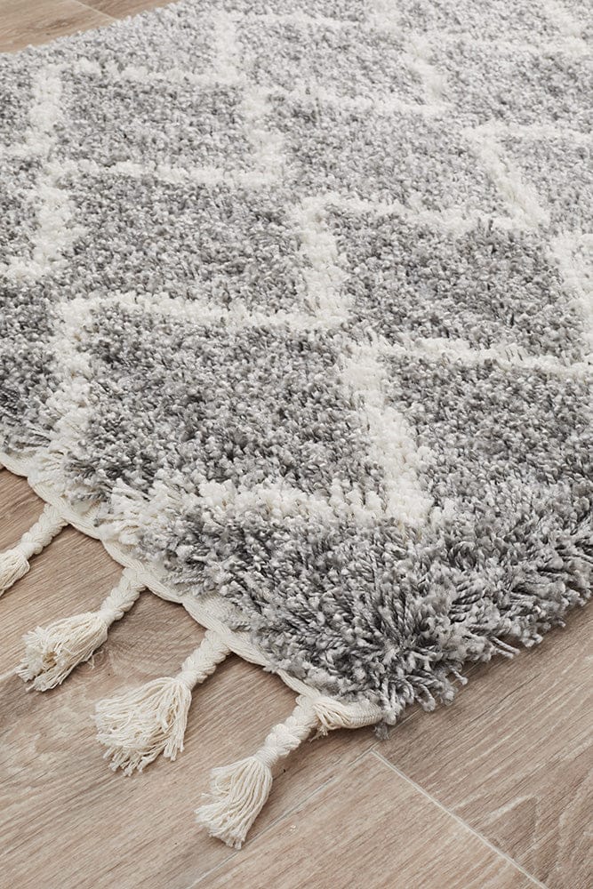 Rug Culture Rugs Saffron 22 Silver Runner Rug