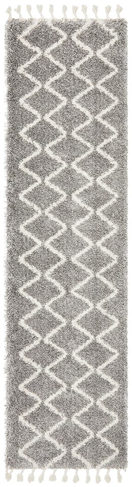 Rug Culture Rugs Saffron 22 Silver Runner Rug