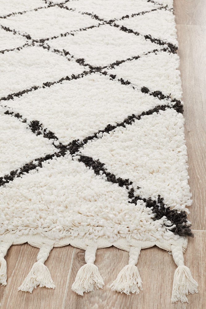 Rug Culture Rugs Saffron 22 White Runner Rug