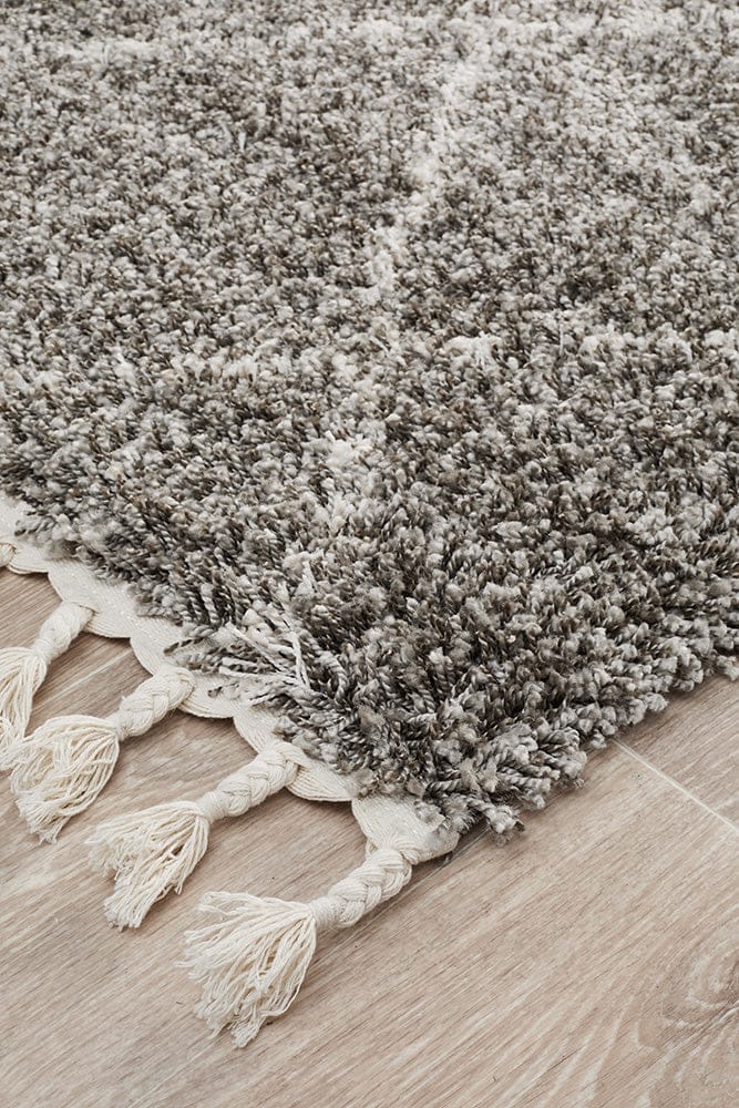 Rug Culture Rugs Saffron 44 Grey Runner Rug