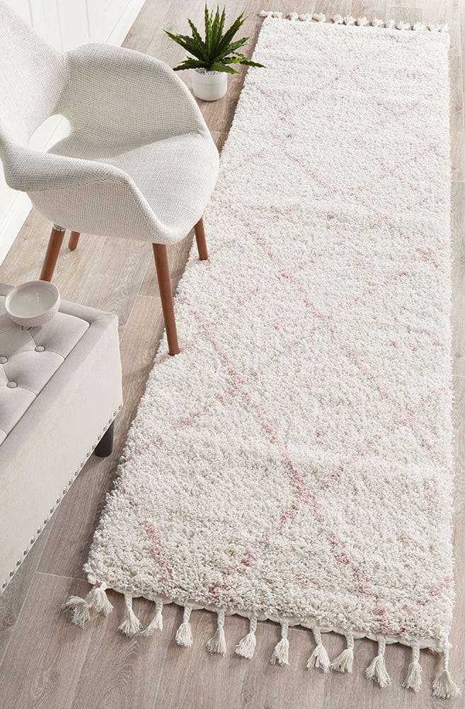Rug Culture Rugs Saffron 44 Pink Runner Rug