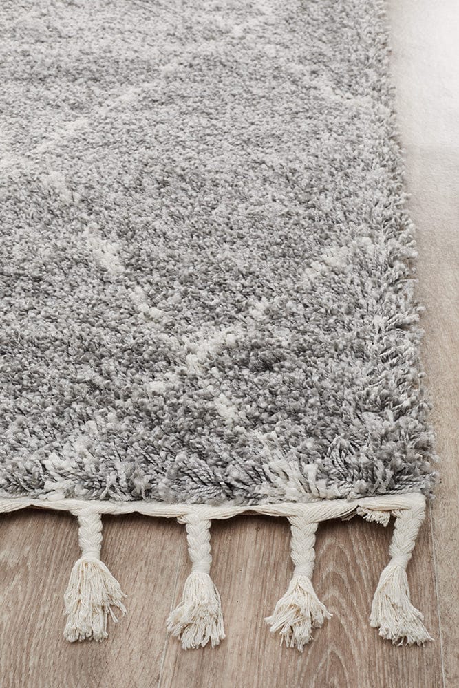 Rug Culture Rugs Saffron 44 Silver Runner Rug