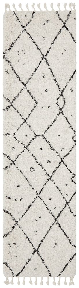 Rug Culture Rugs Saffron 44 White Runner Rug