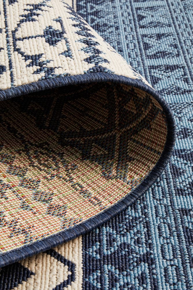 RUG CULTURE Rugs Seaside 3333 White Blue Rug