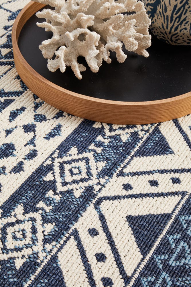 RUG CULTURE Rugs Seaside 3333 White Blue Rug