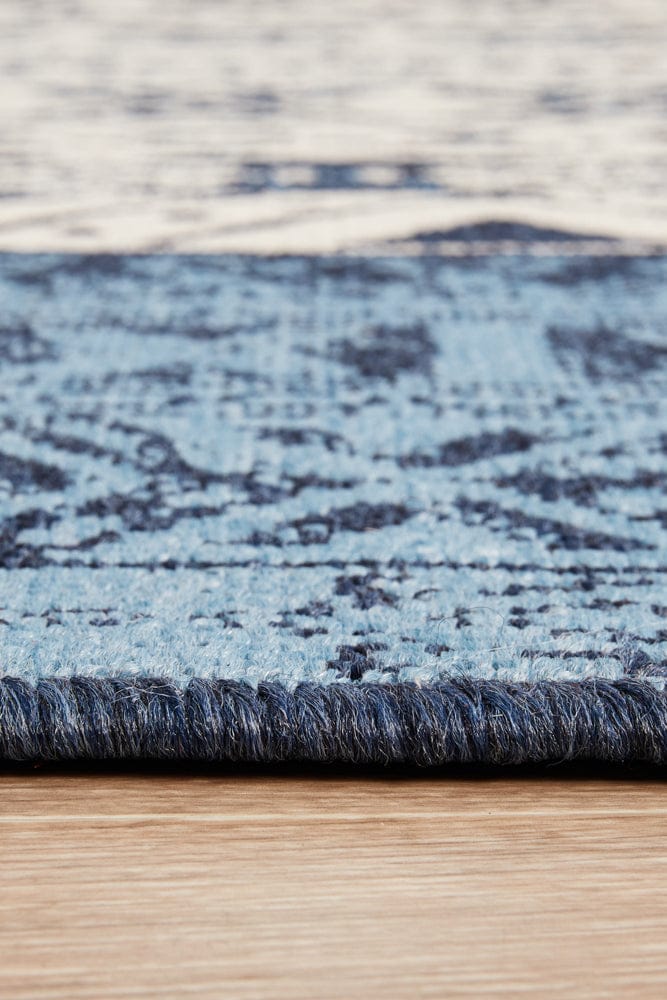 RUG CULTURE Rugs Seaside 3333 White Blue Rug