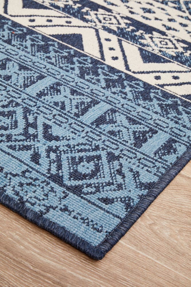 RUG CULTURE Rugs Seaside 3333 White Blue Rug