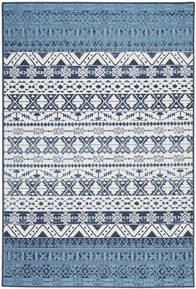 RUG CULTURE Rugs Seaside 3333 White Blue Rug