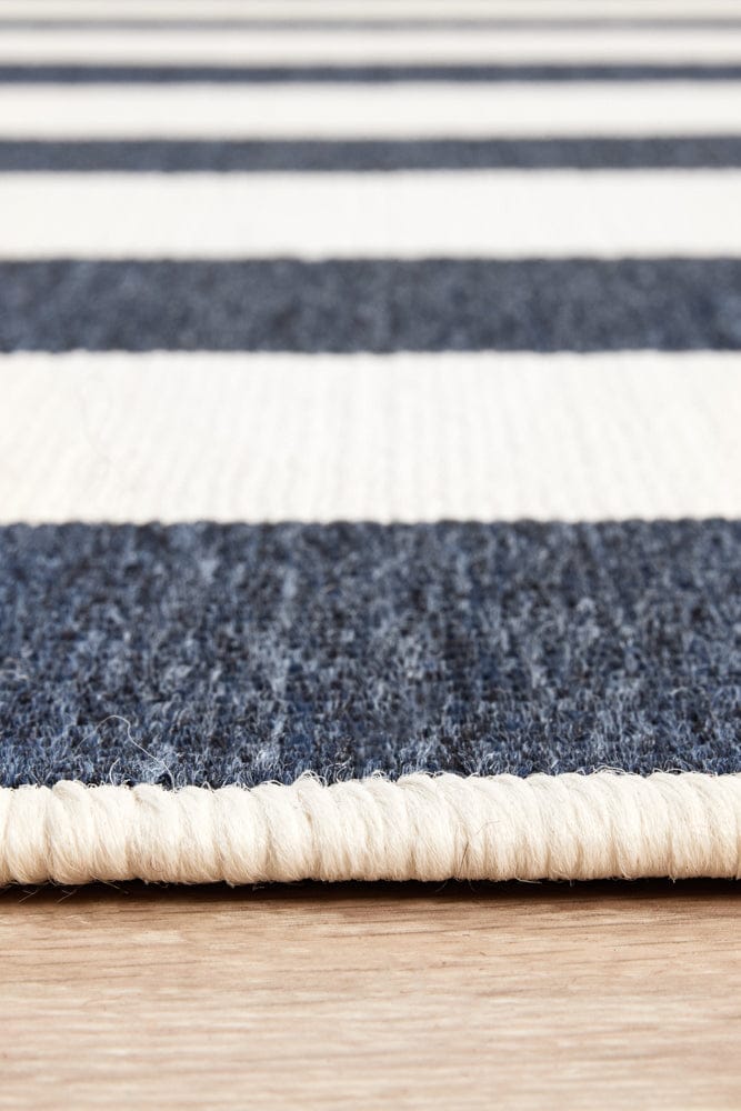 RUG CULTURE Rugs Seaside 4444 Navy White Rug
