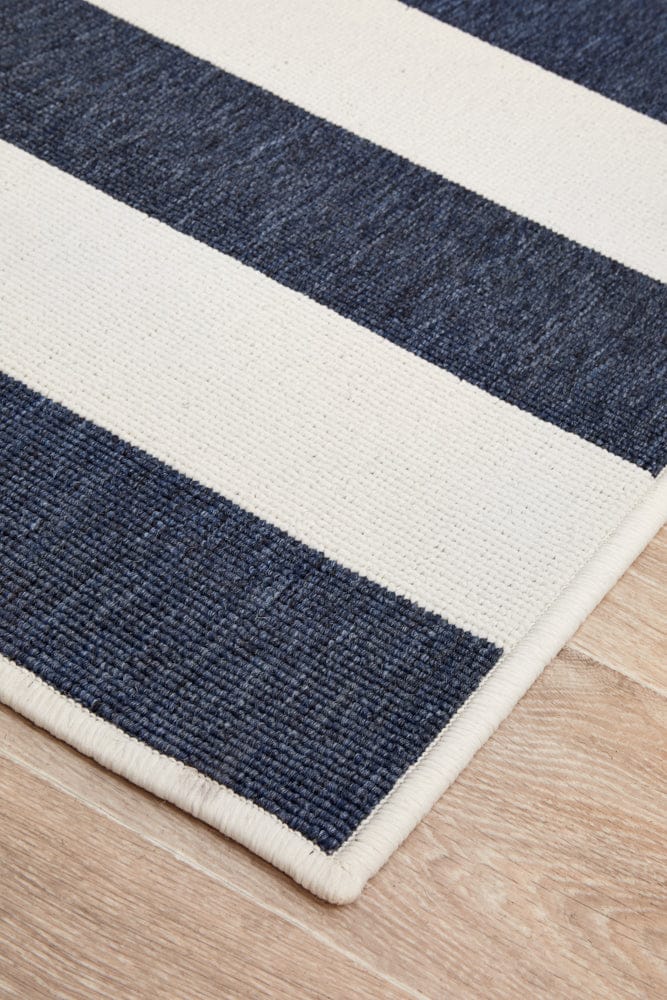 RUG CULTURE Rugs Seaside 4444 Navy White Rug