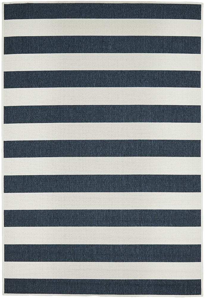 RUG CULTURE Rugs Seaside 4444 Navy White Rug