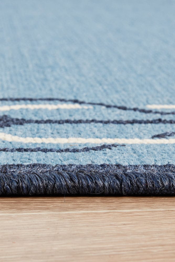 RUG CULTURE Rugs Seaside 6666 Blue Rug