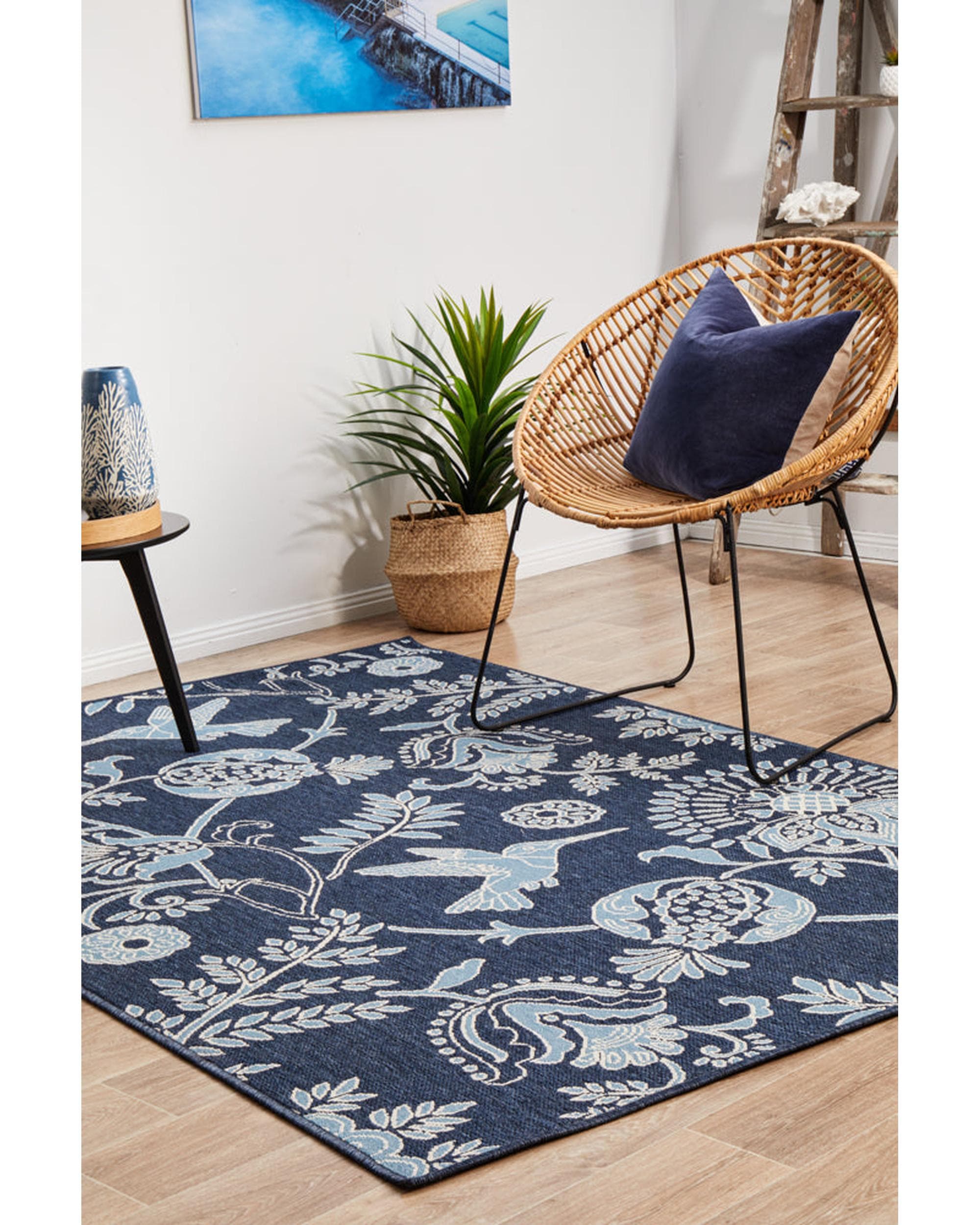 RUG CULTURE Rugs Seaside 7777 Navy Rug