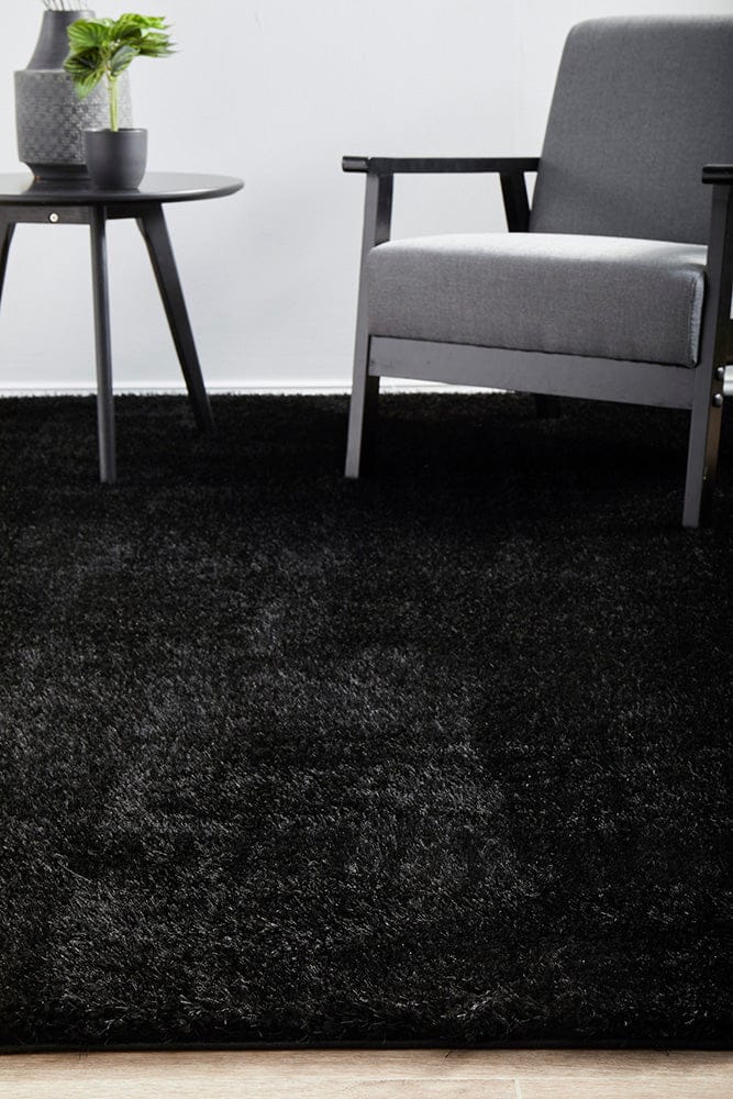 RUG CULTURE Rugs Sienna Black Rug