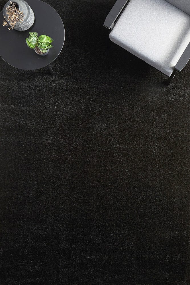 RUG CULTURE Rugs Sienna Black Rug