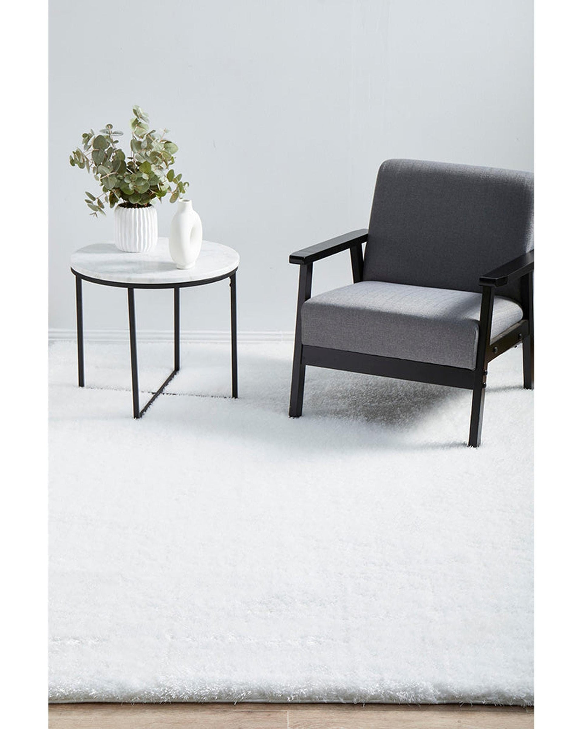 RUG CULTURE Rugs Sienna White Rug