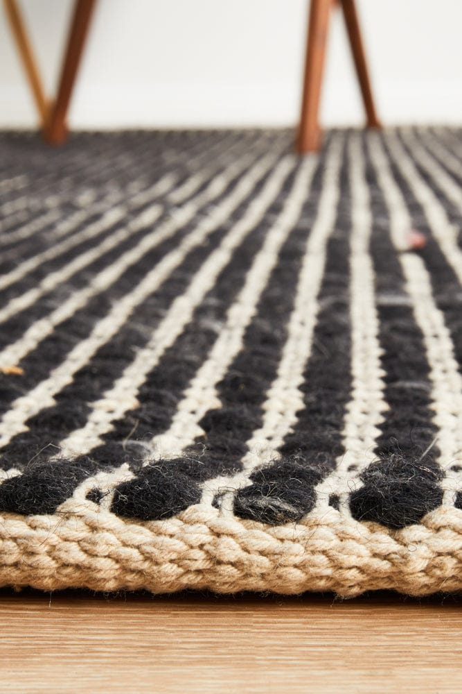 Rug Culture Rugs Skandinavian 300 Black Rug