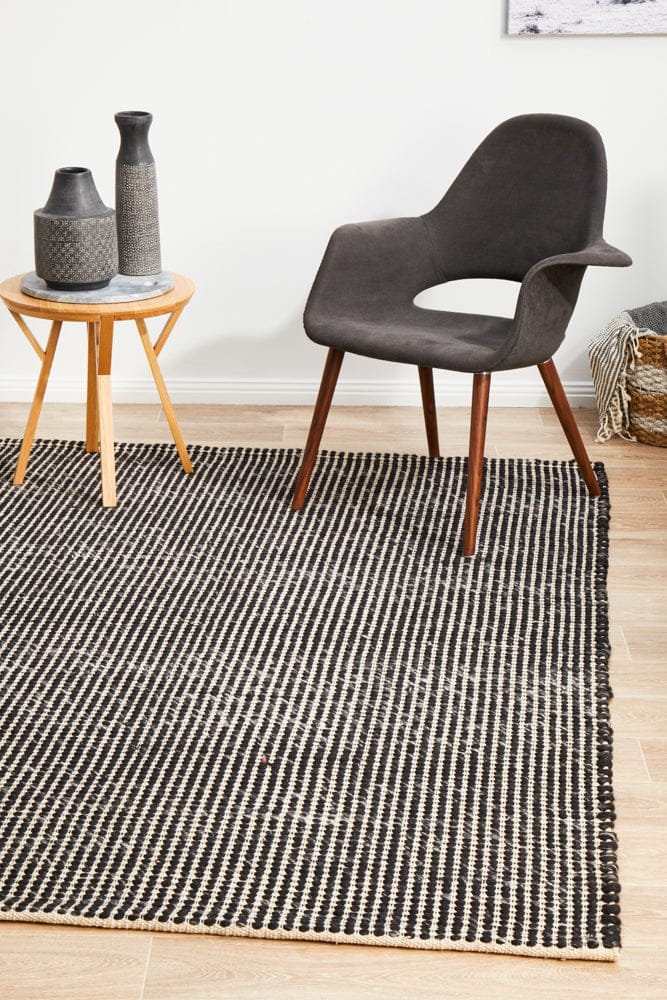 Rug Culture Rugs Skandinavian 300 Black Rug