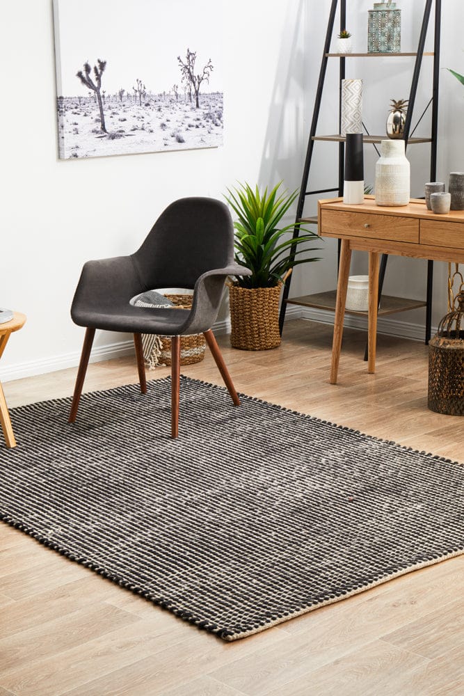 Rug Culture Rugs Skandinavian 300 Black Rug