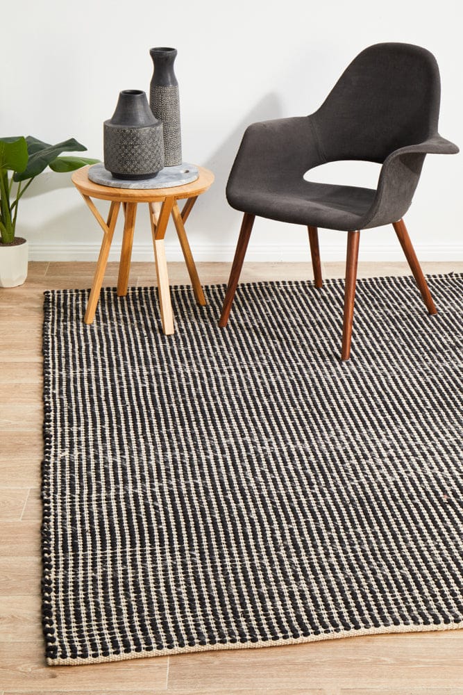 Rug Culture Rugs Skandinavian 300 Black Rug