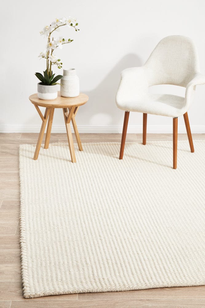 Rug Culture Rugs Skandinavian 300 White Rug