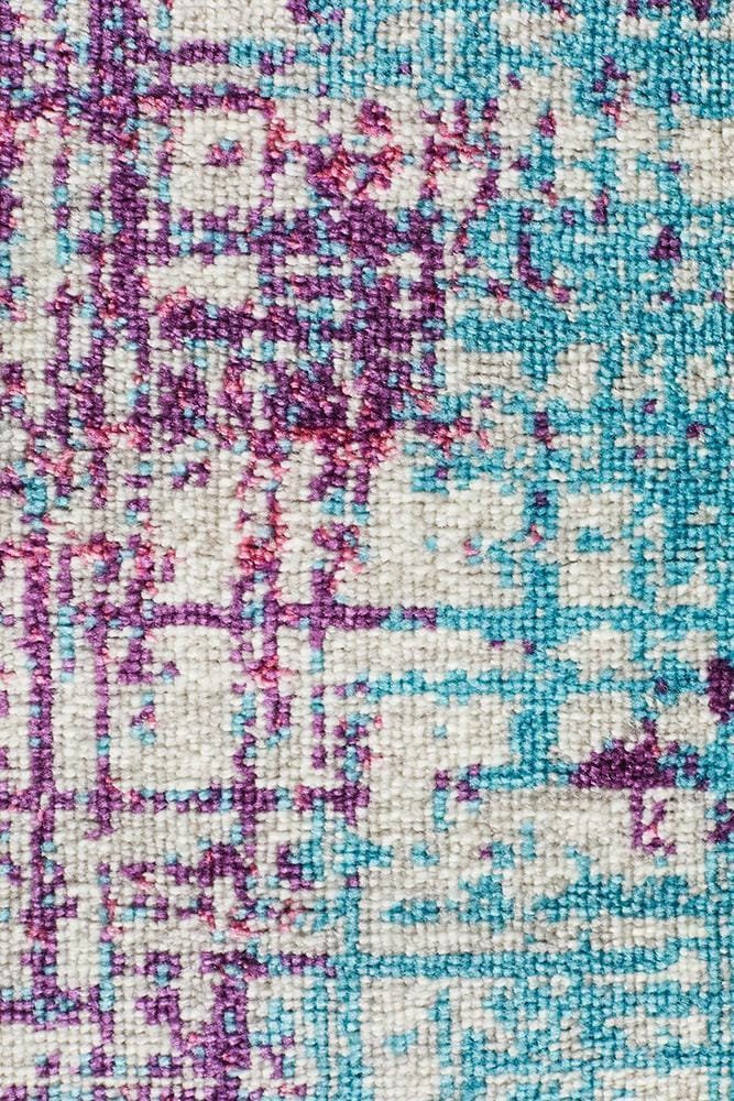 Rug Culture Rugs Skyler Abstract Rug Grey Blue Purple