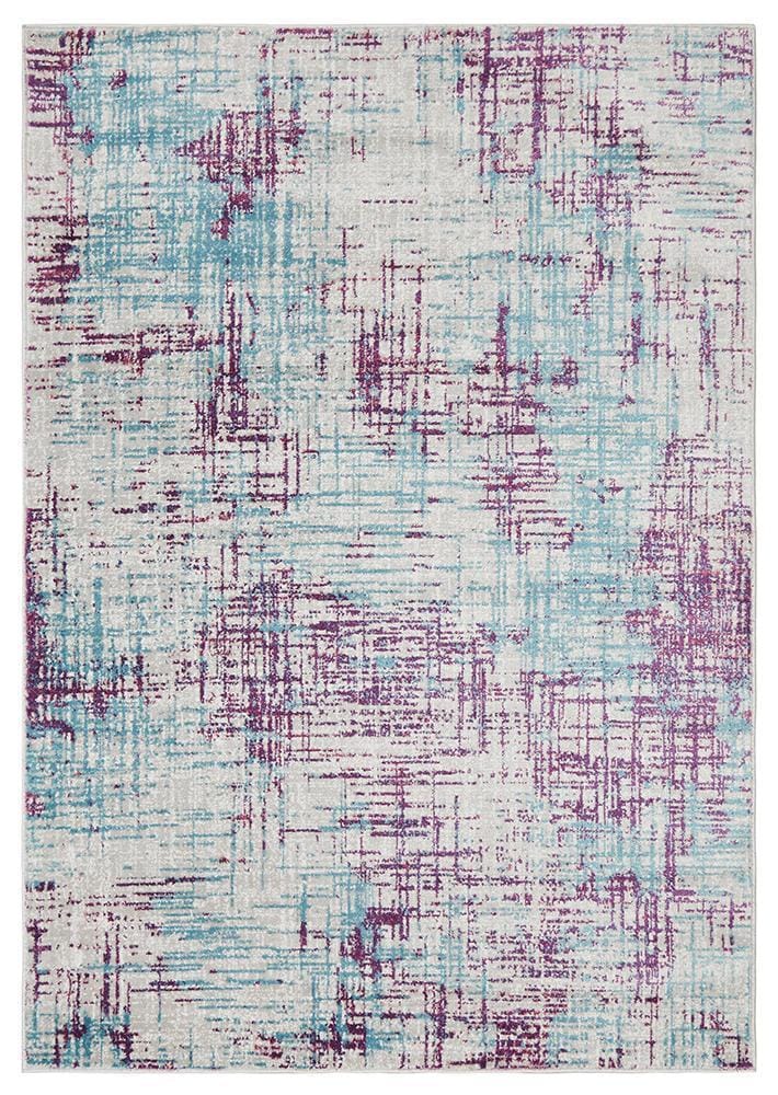 Rug Culture Rugs Skyler Abstract Rug Grey Blue Purple