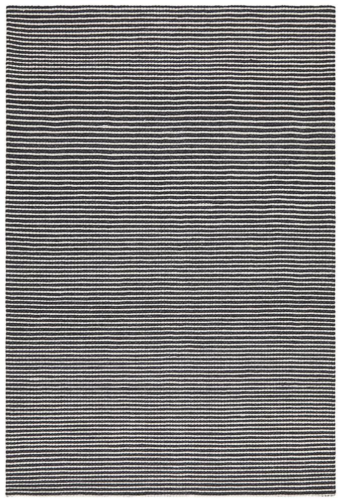 Rug Culture Rugs Studio Oskar Felted Wool Striped Rug Black White